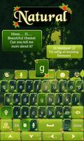 Natural GO Keyboard Theme ภาพหน้าจอ 2