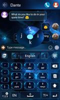 Nebula Keyboard Theme & Emoji capture d'écran 3