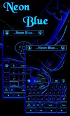 Neon Blue GO Keyboard Theme APK download