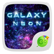 Neon Galaxy GO Keyboard Theme