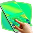 Teclado graduado de neón verde APK