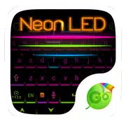 Neon LED GO Keyboard Theme