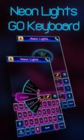 Neon Lights GO Keyboard Theme Affiche