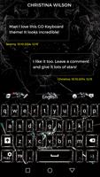 Broken Glass Keyboard Theme syot layar 1