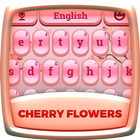 Cherry Flowers Keyboard Theme icono