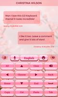 Cherry Flowers Keyboard Theme captura de pantalla 3