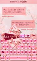 Cherry Flowers Keyboard Theme plakat