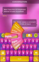 Fancy Color Keyboard Theme Affiche