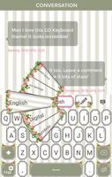 Flower Keyboard Theme 海報