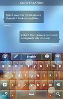 Glass Keyboard Theme اسکرین شاٹ 1