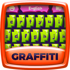Free Colorful Graffiti Keyboard Theme icône