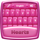 Pink Hearts Keyboard Theme icon