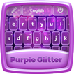Purple Glitter Keyboard Theme
