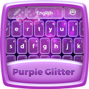 Purple Glitter Keyboard Theme APK