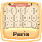 Paris Keyboard Theme أيقونة