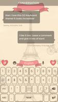 Paris Keyboard Theme تصوير الشاشة 1