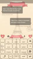 برنامه‌نما Paris Keyboard Theme عکس از صفحه