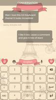 Paris Keyboard Theme syot layar 3