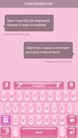 Pinky Keyboard Theme تصوير الشاشة 1