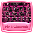 Pink Cheetah Keyboard Theme icône
