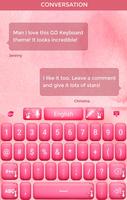 Love Pink Keyboard Theme ảnh chụp màn hình 1