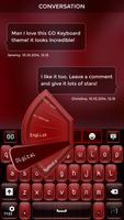 Red Keyboard Theme ảnh chụp màn hình 2