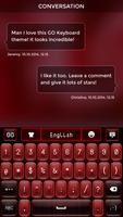 Red Keyboard Theme 截圖 3