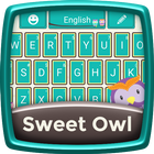 Sweet Owl Keyboard Theme ícone