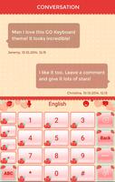 Strawberry Keyboard Theme Ekran Görüntüsü 2