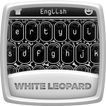 White Leopard Keyboard Theme