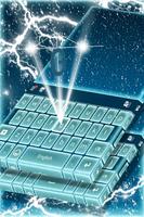 Snowy Night Keyboard Plakat