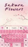 Sakura Flowers Keyboard Theme скриншот 1