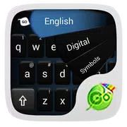 GO Keyboard Simple Black Theme