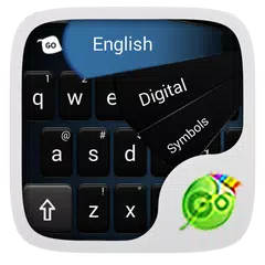 GO Keyboard Simple Black Theme APK 下載