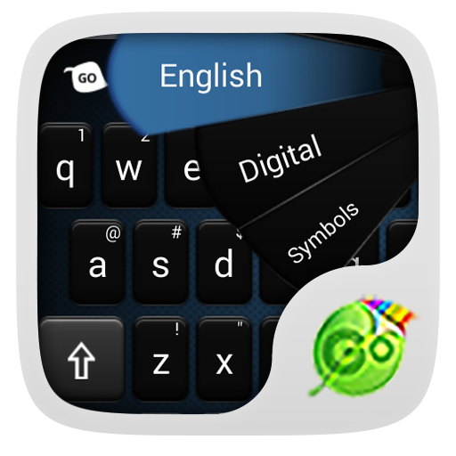 GO Keyboard Simple Black Theme