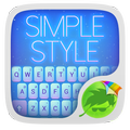 Simple Style GO Keyboard Theme