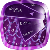 Super Purple Neon Keyboard icon