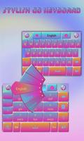 Stylish Keyboard Theme & Emoji Affiche