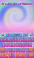 Stylish Keyboard Theme & Emoji capture d'écran 3