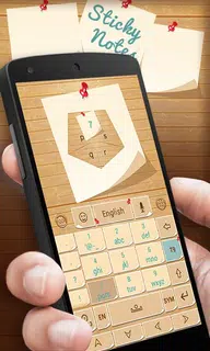 Sticky Note Emoji GO Keyboard