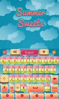 Summer Sweets Keyboard Theme imagem de tela 3