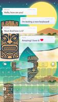 Hawaii Theme Keyboard poster