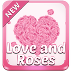 Amour et roses Thème icône