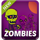 ikon Menakutkan Zombies Tema