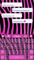 Pink Zebra Keyboard screenshot 2