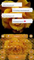 برنامه‌نما Yellow Rose Keyboard عکس از صفحه