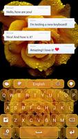 برنامه‌نما Yellow Rose Keyboard عکس از صفحه