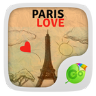 Paris Love GO Keyboard icône