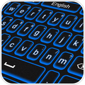 Teclado azul