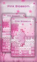 Pink Blossom GO Keyboard Theme Affiche